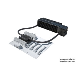 Alphacool ES Pro 2U - 3 x 80 / XPX Pro 1U / Reservoir 2U - DDC310 (11836)