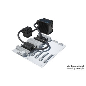 Alphacool ES Pro 3U - 1 x 120 UT / 2x XPX Pro 1U / Reservoir 2U - DDC310 (11890)