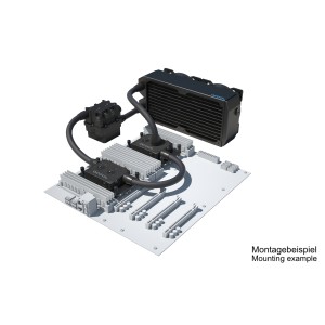 Alphacool ES Pro 3U - 2 x 120 UT / 2x XPX Pro 1U / Reservoir 2U - DDC310 (11894)