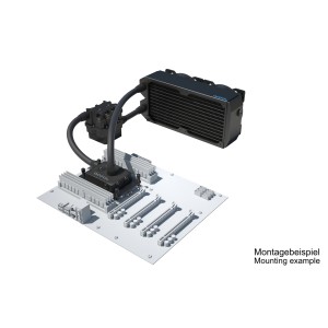 Alphacool ES Pro 3U - 2 x 120 UT / XPX Pro 1U / Reservoir 2U - DDC310 (11843)