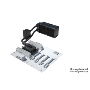 Alphacool ES Pro 3U - 2x 92 / XPX Pro 1U  / Eisstation 80 DC-LT 3600rpm (11845)