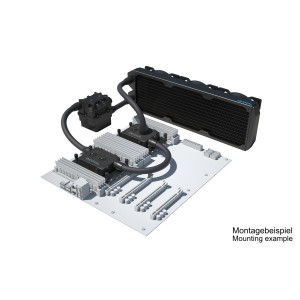 Alphacool ES Pro 3U - 3 x 120 ST / 2x XPX Pro 1U / Reservoir 2U - DDC310 (11897)