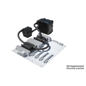 Alphacool ES Pro 4U - 1 x 120 UT / 2x XPX Pro 1U / Reservoir 2U - DDC310 (11919)