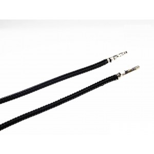 Darkside 12" (30cm) Female-Female Pre-Sleeved ATX and PCI-E Wire – Jet Black (DS-0642)