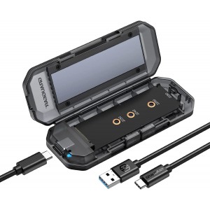 GRAUGEAR External Enclosure for M.2 NVMe / NGFF SSD (G-M202-AC-10C)