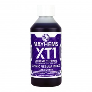 Mayhems - PC Coolant - XT1 Concentrate - Thermal Performance Series - UV Fluorescent | 250 ml - Cosmic Nebula Indigo (MXTC250MLPU)