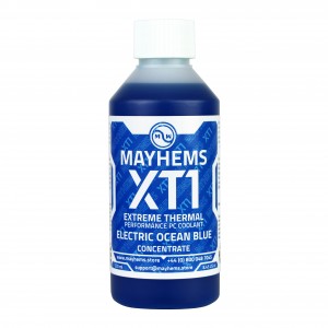 Mayhems - PC Coolant - XT1 Concentrate - Thermal Performance Series - UV Fluorescent | 250 ml - Electric Ocean Blue (MXTC250MLBL)