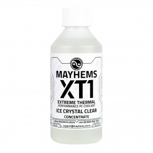 Mayhems - PC Coolant - XT1 Concentrate - Thermal Performance Series | 250 ml - Ice Crystal Clear (MXTC250MLCL)