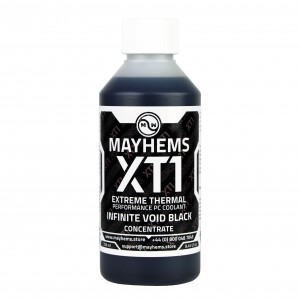Mayhems - PC Coolant - XT1 Concentrate - Thermal Performance Series - UV Fluorescent | 250 ml - Infinite Void Black (MXTC250MLBK)