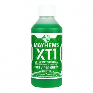 Mayhems - PC Coolant - XT1 Concentrate - Thermal Performance Series - UV Fluorescent | 250 ml - Tree Viper Green (MXTC250MLGR)