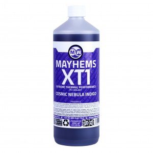 Mayhems - PC Coolant - XT1 Premix - Thermal Performance Series - UV Fluorescent | 1 Liter - Cosmic Nebula Indigo (MXTP1LIN)