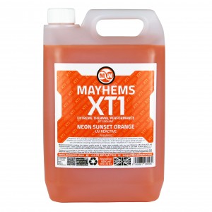 Mayhems - PC Coolant - XT1 Premix - Thermal Performance Series - UV Fluorescent | 5 Liter - Neon Sunset Orange (MXTP5LOR)