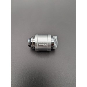 Barrow G1/4" Male to Female Manual Inline Valve - Silver/Silver (TTLPFG-V2-Silver)
