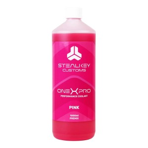 StealKey Customs OneXPro Coolant Pre-Mix - Pink 1000ml (23006)
