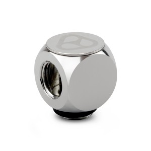 Thermal Grizzly DeltaMate Rotary Fitting - T - Gloss Nickel (TG-DM-FIT-0304)