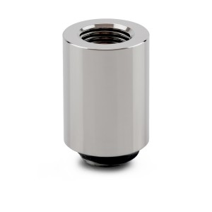 Thermal Grizzly DeltaMate 28mm Male to Female Extender Fitting - MF28 - Gloss Nickel (TG-DM-FIT-0308)