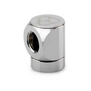 Thermal Grizzly DeltaMate Rotary Fitting - FF90° - Gloss Nickel (TG-DM-FIT-0310)