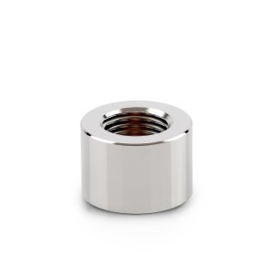 Thermal Grizzly DeltaMate 14mm Female to Female Extender Fitting - FF14 - Gloss Nickel (TG-DM-FIT-0313)