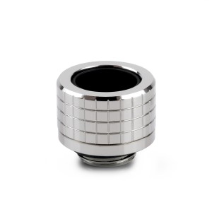 Thermal Grizzly DeltaMate 14mm HardTube Compression Fitting - HT14 - Gloss Nickel (TG-DM-FIT-0314)