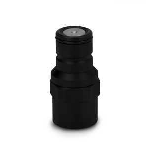 Thermal Grizzly DeltaMate Quick Disconnect Fitting | Male Coupling - Female Thread - Black (TG-DM-QDC-0020)