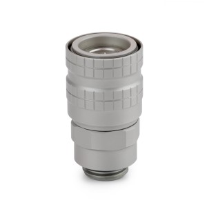 Thermal Grizzly DeltaMate Quick Disconnect Fitting | Female Coupling - Male Thread - Matt Nickel (TG-DM-QDC-0201)