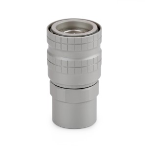 Thermal Grizzly DeltaMate Quick Disconnect Fitting | Female Coupling - Female Thread - Matt Nickel (TG-DM-QDC-0202)