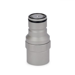 Thermal Grizzly DeltaMate Quick Disconnect Fitting | Male Coupling - Female Thread - Matt Nickel (TG-DM-QDC-0220)