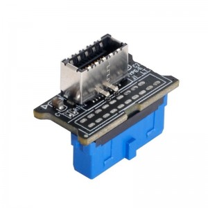 ModMyMods USB 3.0 19 Pin Header to USB 3.1 Type E Front Panel Header Converter (CO1006)