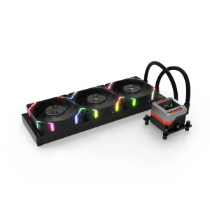 Valkyrie Syn 360mm ARGB LCD All-in-One CPU Cooler - Black (VK-AIOSY360B)