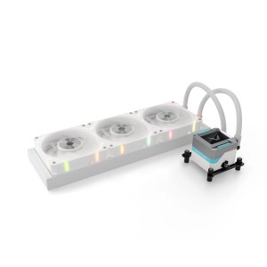Valkyrie Syn 360mm ARGB LCD All-in-One CPU Cooler - White (VK-AIOSY360W)