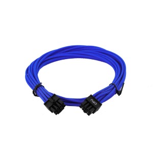 EVGA Individually Sleeved Power Supply Cable Set for 1000W/1300W - SUPERNOVA G2/G3/P2/T2 - Light Blue (100-G2-13LL-B9)