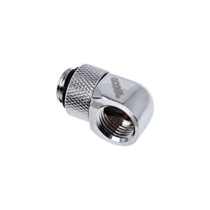 Alphacool Eiszapfen G1/4" 90° Rotary L-Connector - Chrome (17249)