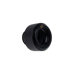 Alphacool Eiszapfen 13mm G1/4" HardTube Knurled Compression Fitting - Black (17262)