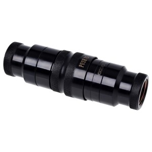 Alphacool Eiszapfen HF Quick Release Connector Kit G3/8 Inner Thread with Reducing Nipple G1/4 - Black (17370)
