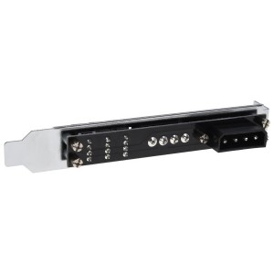 Phobya PCI Slot Cover 4Pin Molex & 3x 4Pin PWM Fan Plug (1013220)