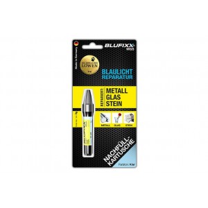 BLUFIXX MGS Light Curing Repair Gel - Refill Cartridge For Metal, Glass & Stone - Clear (DE-10.112.0010)
