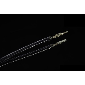 Darkside 17.5" (45cm) Male-Female Pre-Sleeved ATX and PCI-E Wire – Graphite Metallic (DS-0909)