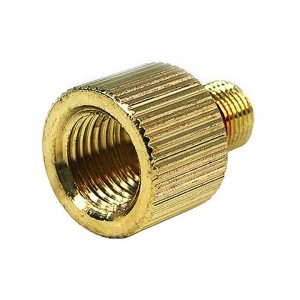 Phobya G1/4 to Eheim 1046 Knurled Outlet Adaptor - Gold Plated (52101)