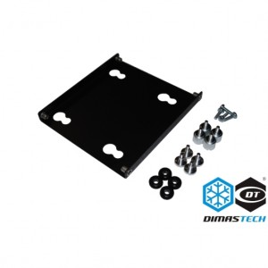 DimasTech® Single Ssd Adapter Support - Graphite Black (BT131)