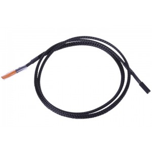 Phobya 2-Pin Temperature Sensor Extension - 80cm | Black (71223)
