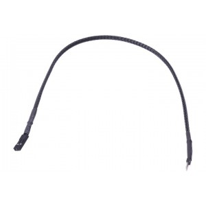 Phobya 2-Pin I/O Extension - 30cm | Black (82394)