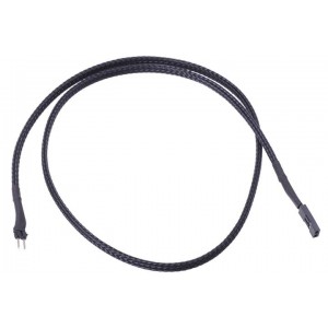 Phobya 2-Pin I/O Extension - 60cm | Black (82395)