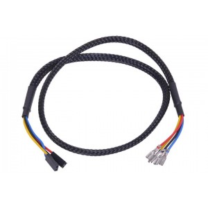 Phobya Spade Button/Switch Cable - 60cm | Black (87484)