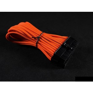 Darkside 24-Pin ITX 7" (20cm) HSL Single Braid Extension Cable - Orange (DS-0638)
