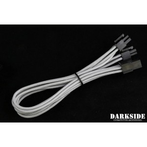 Darkside 4+4 EPS 12" (30cm) HSL Single Braid Extension Cable - Titanium Gray (DS-0700)