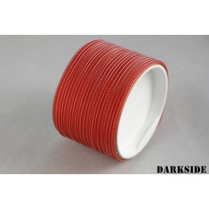 Darkside 2mm (5/64") High Density Cable Sleeving - Opaque Red (DS-0731)