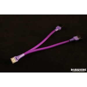 Darkside 4-Pin Dual Fan Power Y-Cable Splitter - Purple (DS-0915)