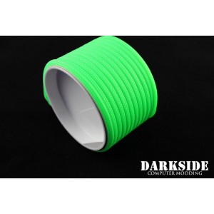 Darkside 4mm (5/32") High Density Cable Sleeving - Green UV (DS-HD4-GRN)