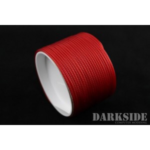 Darkside 2mm (5/64") High Density Cable Sleeving - Red UV (DS-HD2-RED)