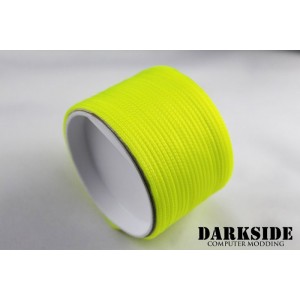 Darkside 2mm (5/64") High Density Cable Sleeving - UV Acid Yellow (DS-0060)